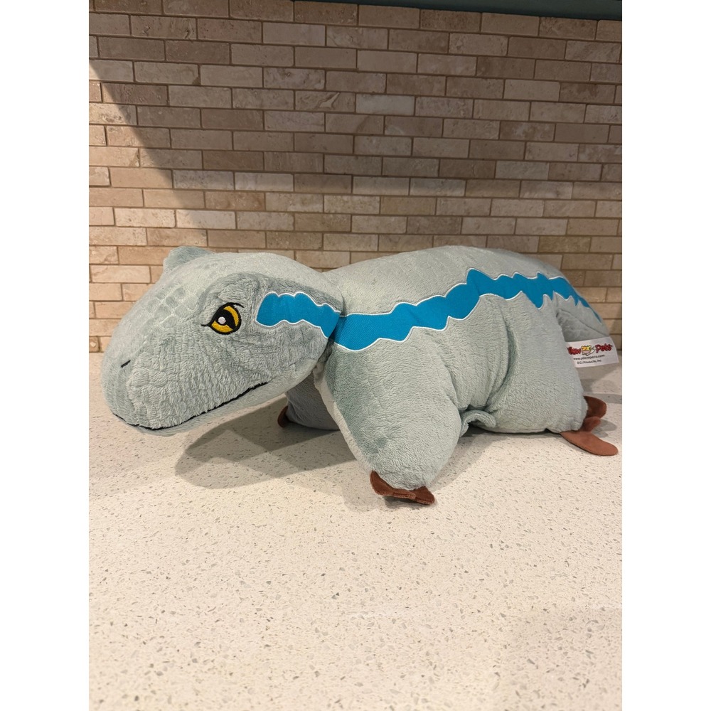 Pillow Pets Jurassic World "Blue" Raptor Dinosaur Plush Kids Stuffed Animal